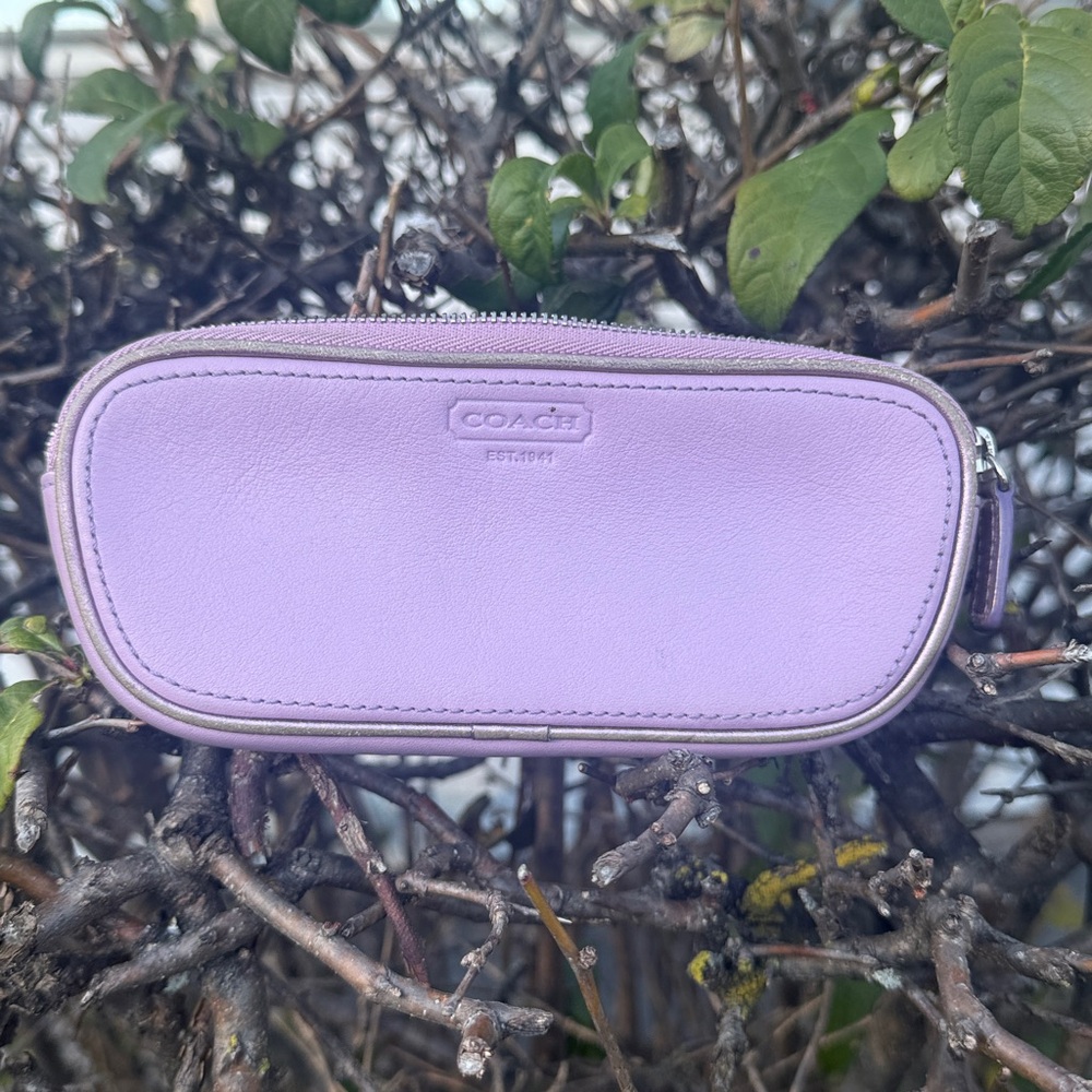 Coach eyeglass case